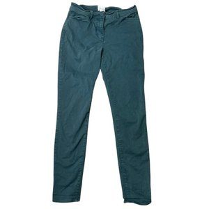 ARITZIA Wilfred Free Women's 'Aroha' Dark Green/Teal Skinny Jeans Size 4 GUC
